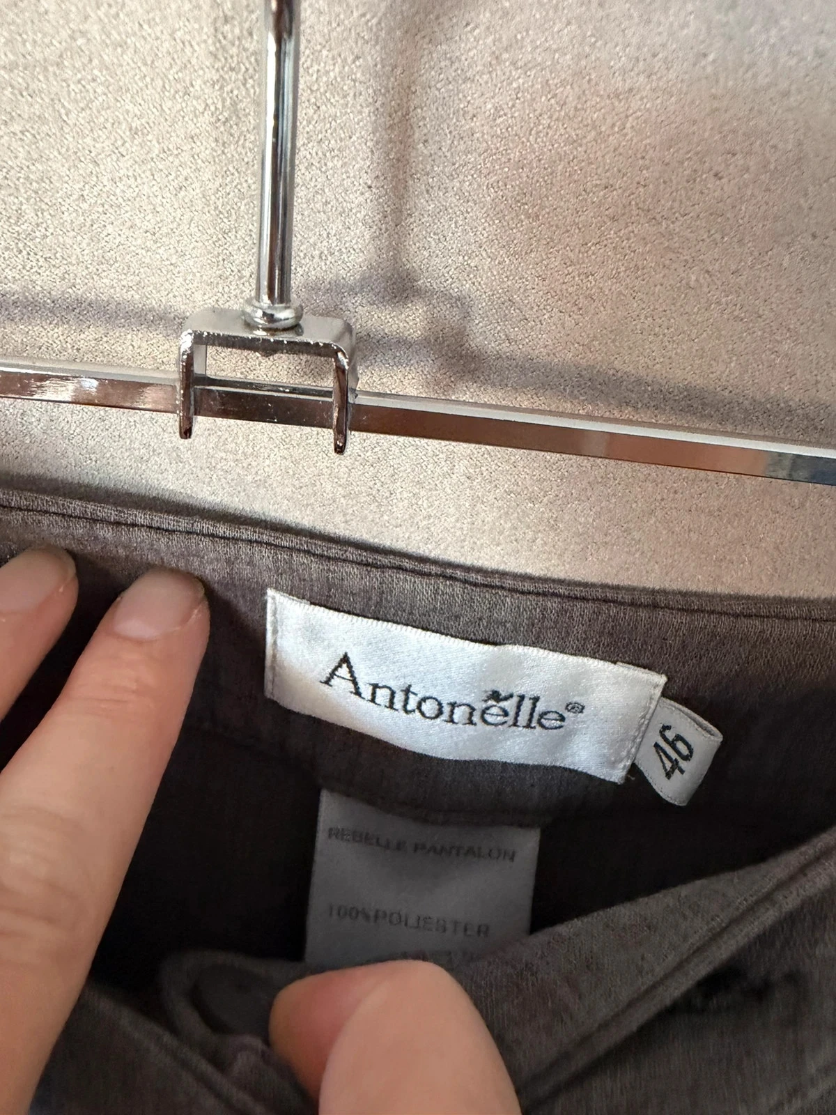 Grijze Antonelle broek maat 46 – photo 2